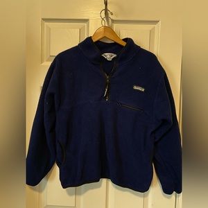 Campmor Vintage Jacket Navy Blue Pullover Quarter Zip 90’s Vintage Quarter Zip